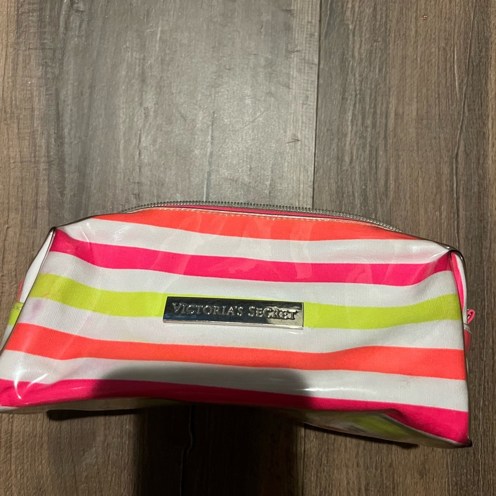 Victoria's Secret Vibrant Striped Pouch